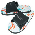 Premium Rubber Slide Sandal with Adjustable Suede Straps